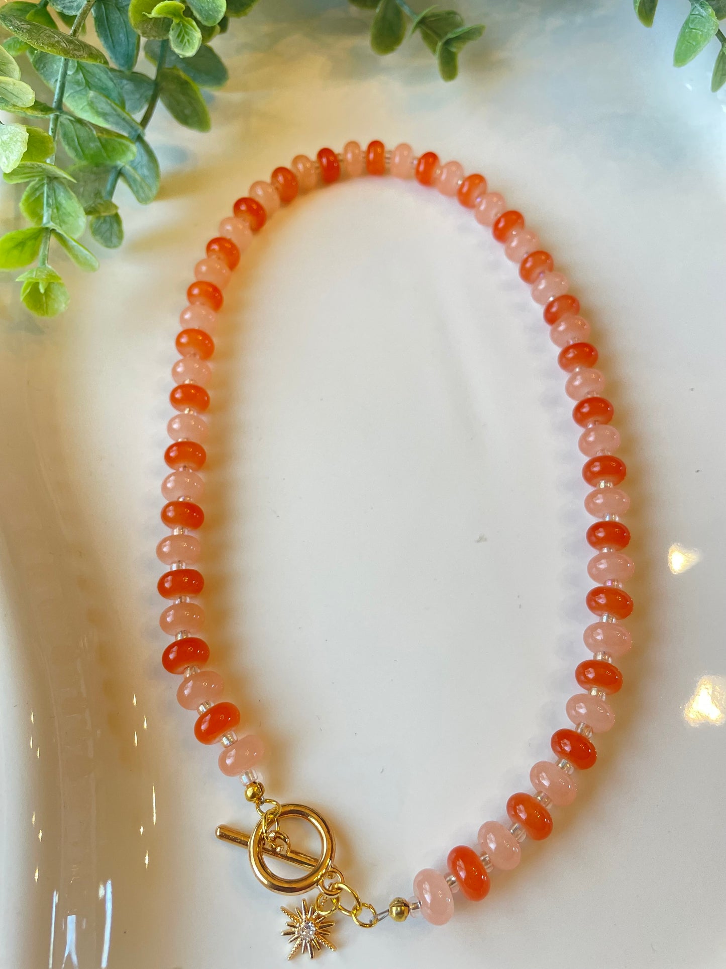 Anthro Style Beaded Necklace | Handmade Pastel Gemstone Beaded Necklace | Colorful Crystal Choker | Boho Luxury Jewelry Gift for Women