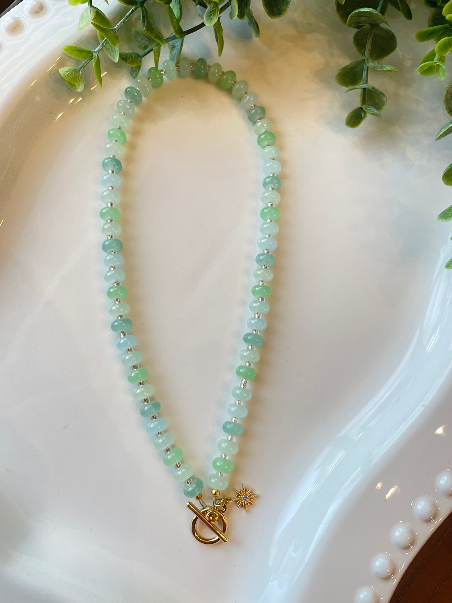 Anthro Style Beaded Necklace | Handmade Pastel Gemstone Beaded Necklace | Colorful Crystal Choker | Boho Luxury Jewelry Gift for Women