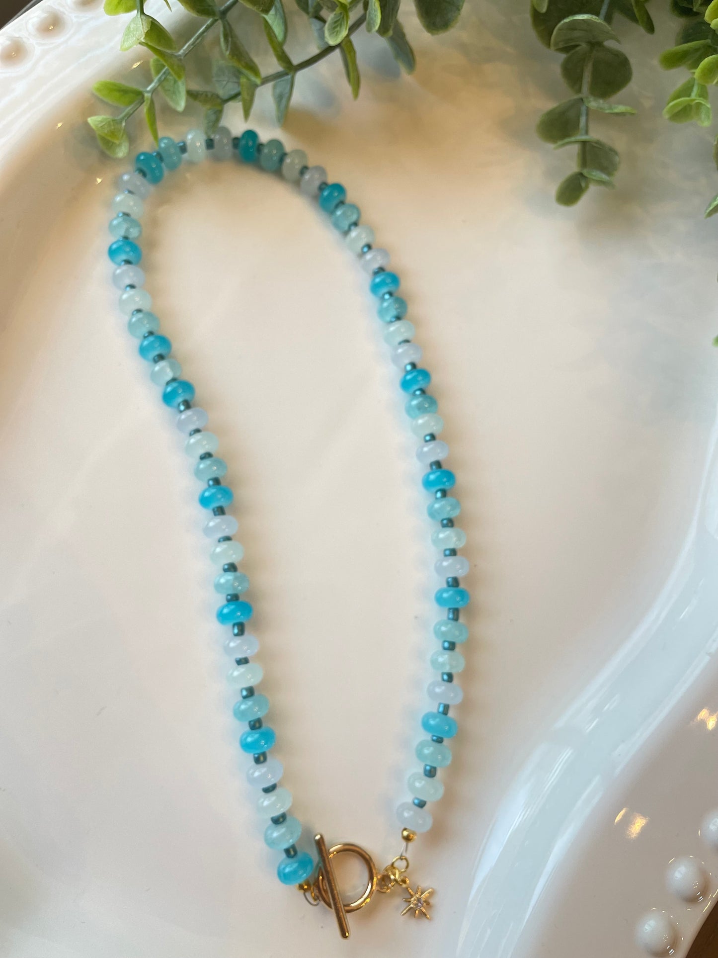 Anthro Style Beaded Necklace | Handmade Pastel Gemstone Beaded Necklace | Colorful Crystal Choker | Boho Luxury Jewelry Gift for Women