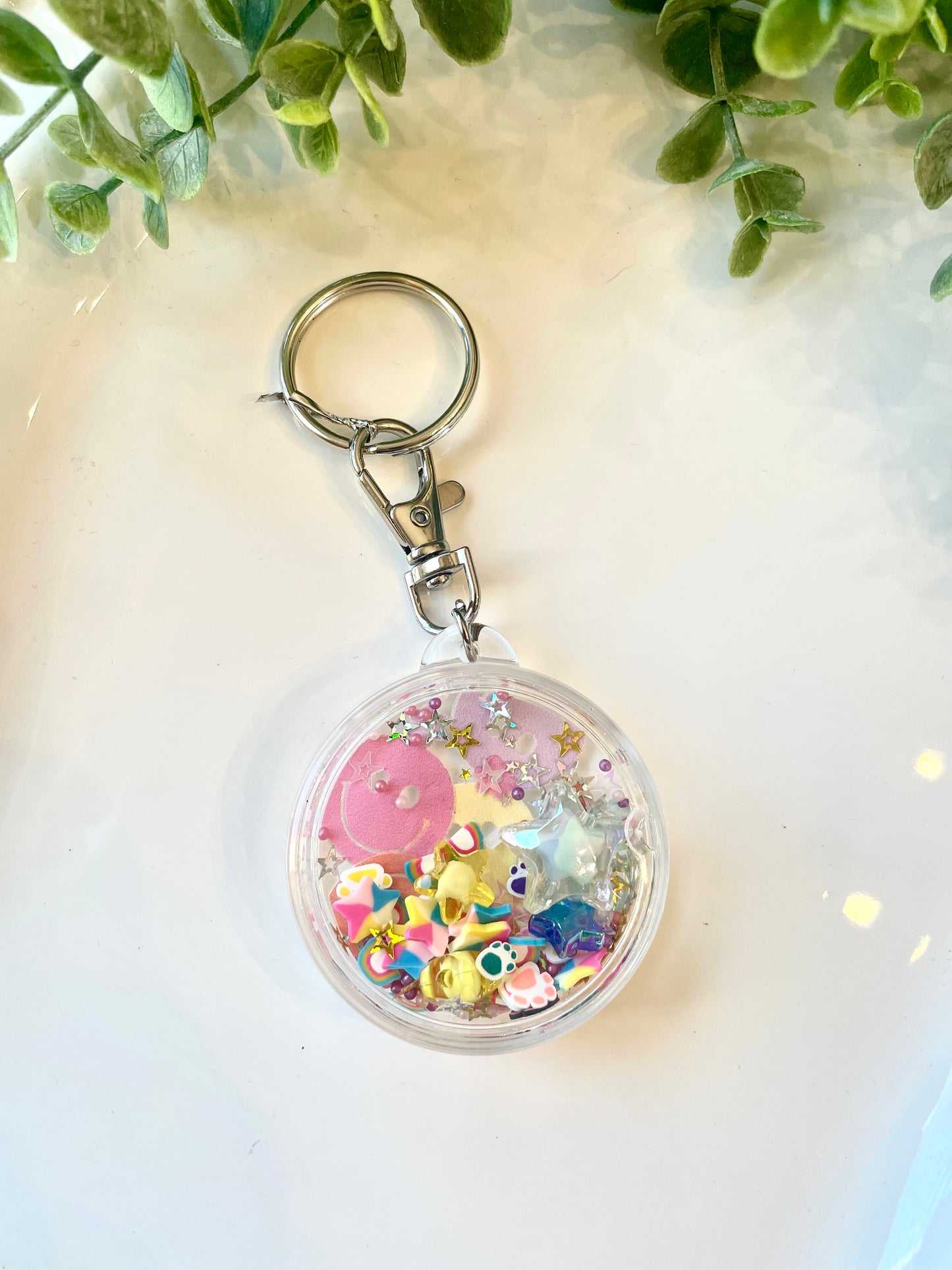 Cute Handmade Acrylic Shaker Keychain | Bag Charm | Backpack