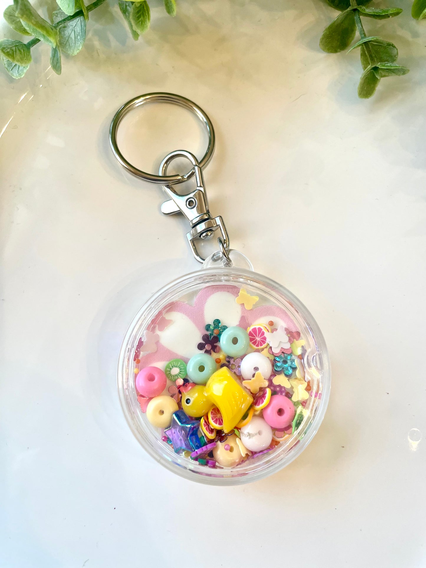 Cute Handmade Acrylic Shaker Keychain | Bag Charm | Backpack