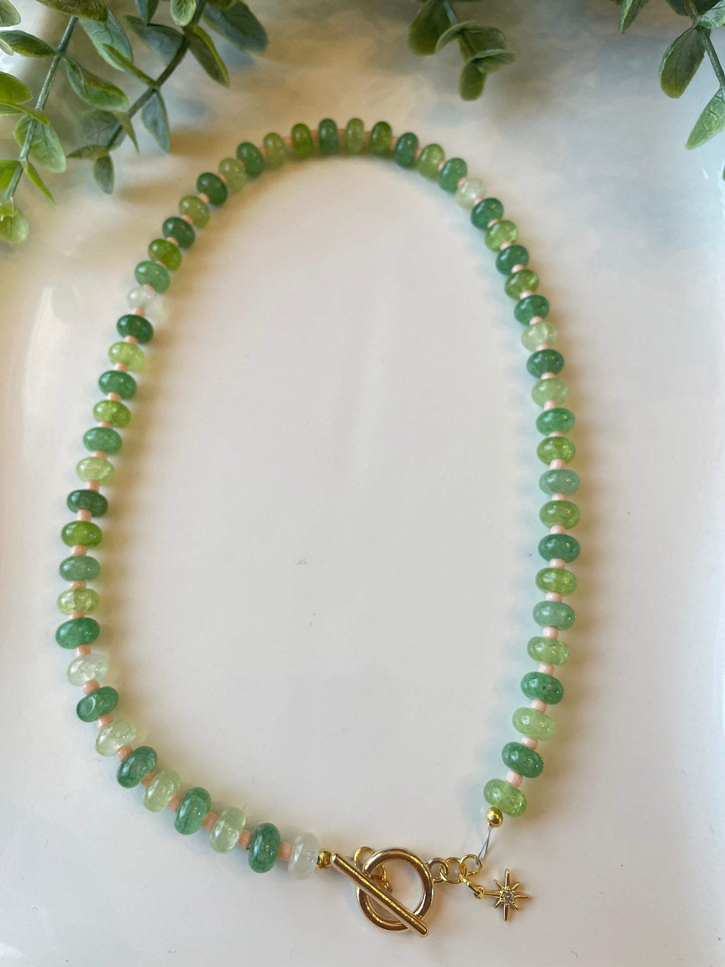 Anthro Style Beaded Necklace | Handmade Pastel Gemstone Beaded Necklace | Colorful Crystal Choker | Boho Luxury Jewelry Gift for Women